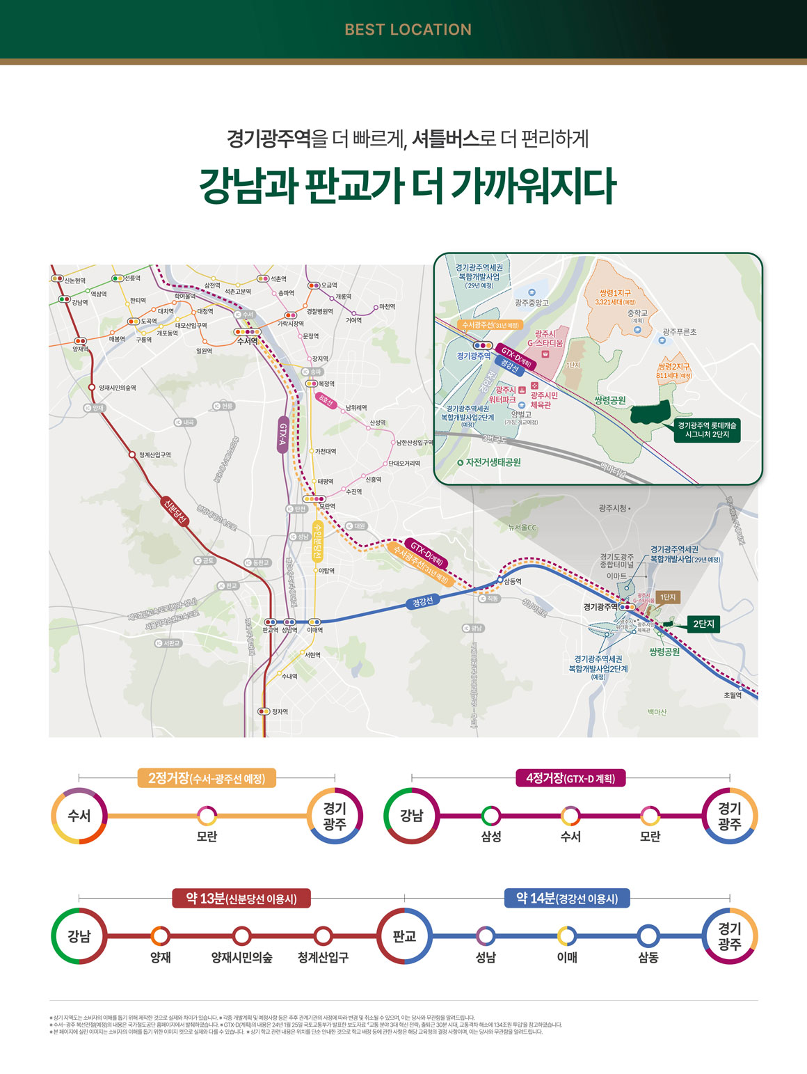경기광주역 롯데캐슬 시그니처 입지도