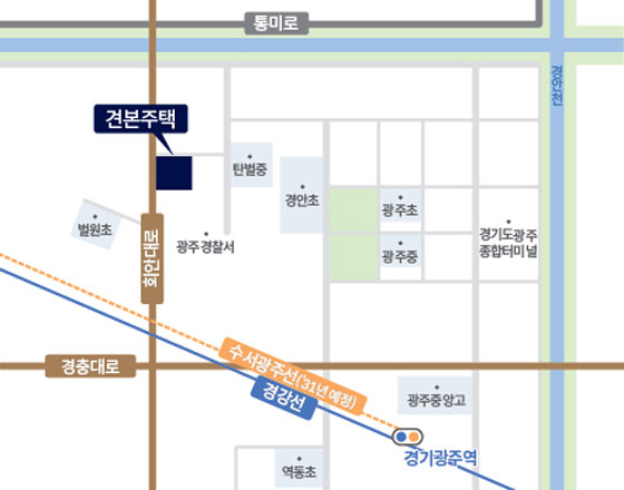 견본주택 약도